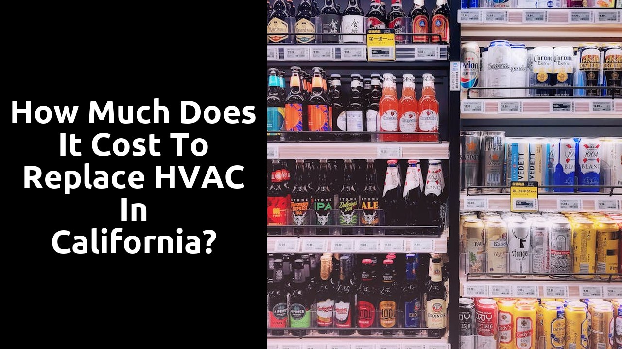 How much does it cost to replace HVAC in California?