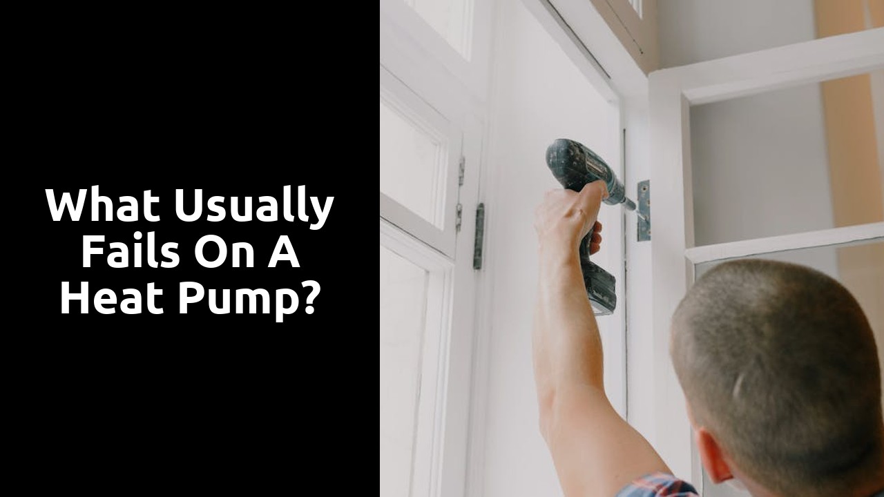 What usually fails on a heat pump?